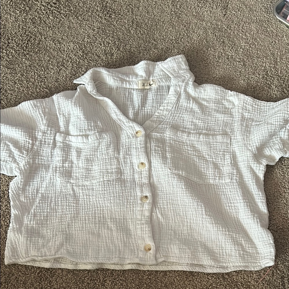 White Button Down Shirt